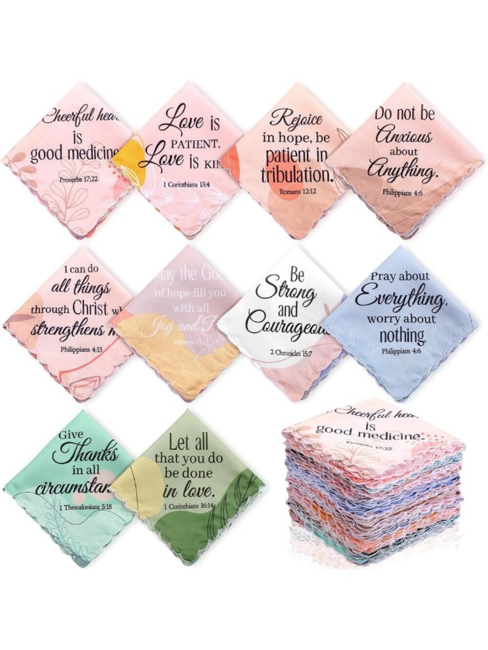 Boho Christian Handkerchiefs for Women | Stylish & Unique Gift Idea